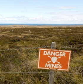 Danger Land Mines