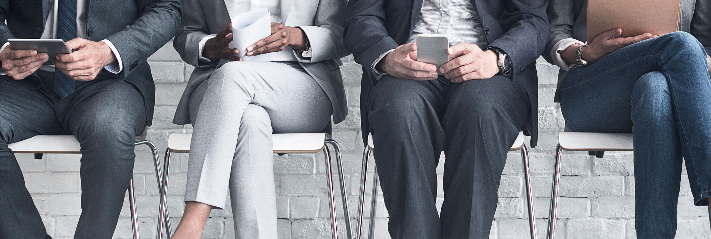 recruitment-slide Individuals in Interview Waiting Room