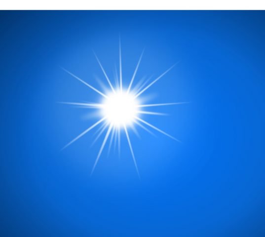 Sun Blue Background