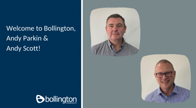 Bollington Insurance expand presence in Yorkshire and the North East with the appointment of Andy Parkin and Andy Scott